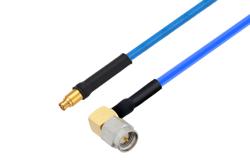 PE3C3370 - SMA Male Right Angle to Mini SMP Female Cable Using PE-P086 Coax