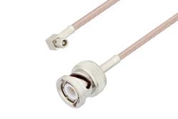 PE3C3410 - SMC Plug Right Angle to BNC Male Cable Using RG316 Coax