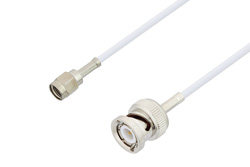 PE3C3412 - Reverse Polarity SMA Male to BNC Male Cable Using RG188 Coax