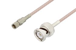 PE3C3424LF - 10-32 Male to BNC Male Cable Using RG316 Coax, LF Solder, RoHS