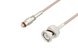 PE3C3450 - 10-32 Female to BNC Male Cable Using RG316 Coax