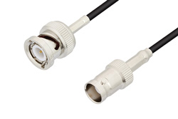 PE3C3470 - BNC Male to BNC Female Cable Using PE-B100 Coax