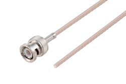 PE3C3530 - BNC Male to Straight Cut Lead Cable Using RG316-DS Coax