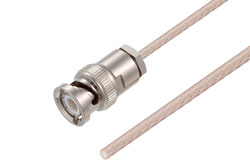 PE3C3732 - BNC Male to Straight Cut Lead Cable Using RG316 Coax