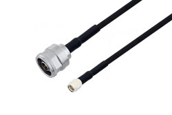 PE3C3738 - SMA Male to N Male Cable Using RG223 Coax