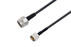 PE3C3754 - N Male to UHF Male Low Loss Cable Using LMR-195 Coax