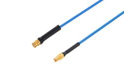 PE3C3803/HS - SMP Female to Mini SMP Female Cable Using PE-P047 Coax with HeatShrink