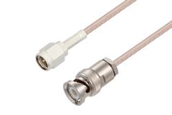 PE3C3839 - SMA Male to BNC Male Cable Using 75 Ohm RG179 Coax