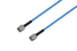 PE3C3893/HS - SMA Male to SMA Male Cable Using PE-P086 Coax with HeatShrink