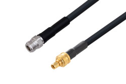 PE3C3919 - N Female to Reverse Polarity SMA Plug Low Loss Cable Using LMR-400 Coax