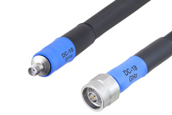 PE3C4009 - Handheld RF Analyzer Rugged Phase Stable Cable N Male to SMA Female Cable Using PE-FF430 Coax, RoHS