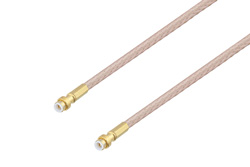 PE3C4014 - Snap-On MMBX Plug to Snap-On MMBX Plug Cable Using RG316 Coax