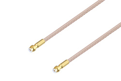 PE3C4048 - Snap-On MMBX Plug to Snap-On MMBX Plug Cable Using RG316-DS Coax