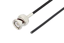 PE3C4151 - BNC Male to Straight Cut Lead Low Loss Cable Using PE-C100-LSZH Coax
