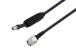 PE3C4164/WP - Waterproof IP68 SMA Male (Plug) to TNC Male (Plug) Low Loss Cable Using LMR-195 Coax with Times Microwave Components