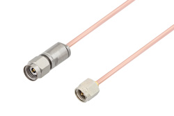 PE3C4270 - 2.4mm Male to SMA Male Cable Using RG405 Coax