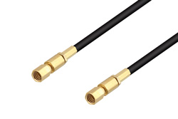 PE3C4419 - SSMC Plug to SSMC Plug Low Loss Cable Using LMR-100 Coax