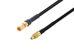 PE3C4547 - MMCX Plug to SSMC Plug Cable Using PE-SR405FLJ Coax