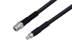 PE3C4675 - N Female to SMA Male Low Loss Cable Using LMR-400 Coax with Times Microwave Components