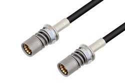 PE3C4923 - Snap-On BMA Jack to Snap-On BMA Jack Cable Using LMR-100 Coax