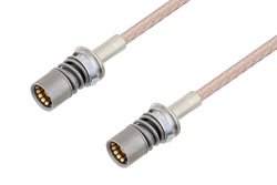 PE3C4938 - Snap-On BMA Jack to Snap-On BMA Jack Cable Using RG316 Coax