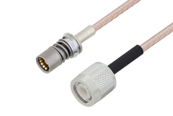 PE3C4946 - Snap-On BMA Jack to TNC Male Cable Using RG316 Coax