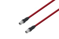 PE3C5065 - Plenum SMA Male to SMA Male Low Loss Cable Using LMR-195-LLPX Coax with Times Microwave Components
