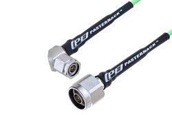PE3C5268 - N Male to TNC Male Right Angle Low Loss Cable Using PE-P160LL Coax