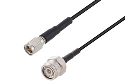 PE3C5637 - SMA Male to TNC Male Low Loss Cable Using PE-C100-LSZH Coax with Times Microwave Components