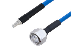 Plenum 4.3-10 Male to QMA Female Low PIM Cable Using SPP-250-LLPL Coax, LF Solder