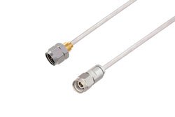 PE3C5942 - 2.4mm Male to 2.92mm Male Cable Using PE-SR405AL Coax