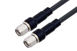 PE3C5990 - Fire Rated SMA Male to SMA Male Low Loss Cable Using LMR-200-FR Coax With Times Microwave Components