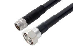 PE3C6120 - 7/16 DIN Male to N Male Low Loss Cable Using PE-C600 Coax
