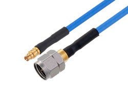 PE3C6142 - 2.4mm Male to Mini SMP Female Cable Using PE-P086HF Coax