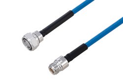 PE3C6220 - Plenum 4.3-10 Male to N Female Low PIM Cable Using SPP-250-LLPL Coax Using Times Microwave Parts