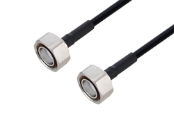 PE3C6341 - Outdoor Rated 7/16 DIN Male to 7/16 DIN Male Low PIM Cable Using SPO-250 Coax Using Times Microwave Parts