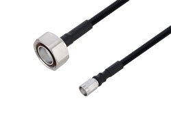 PE3C6344 - Outdoor Rated 7/16 DIN Male to NEX10 Male Low PIM Cable Using SPO-250 Coax Using Times Microwave Parts