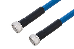 PE3C6363 - Plenum 4.3-10 Male to 4.3-10 Male Low PIM Cable Using SPP-500-LLPL Coax Using Times Microwave Parts