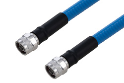 PE3C6370 - Plenum N Male to N Male Low PIM Cable Using SPP-500-LLPL Coax Using Times Microwave Parts