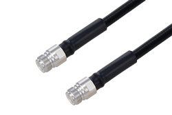 PE3C6379 - Fire Rated N Female to N Female Low PIM Cable Using SPF-375 Coax Using Times Microwave Parts