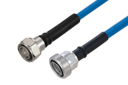 PE3C6381 - Plenum 4.3-10 Male to 7/16 DIN Female Low PIM Cable Using SPP-375-LLPL Coax Using Times Microwave Parts