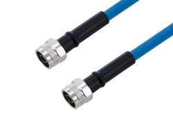 PE3C6385 - Plenum N Male to N Male Low PIM Cable Using SPP-375-LLPL Coax Using Times Microwave Parts