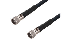 PE3C6424 - UHF Male to UHF Male Low Loss Cable Using LMR-400 Coax With Times Microwave Components
