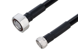 PE3C6512 - Outdoor Rated 4.3-10 Male to 7/16 DIN Male Low PIM Cable Using SPO-500 Coax Using Times Microwave Parts