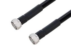 PE3C6513 - Outdoor Rated 4.3-10 Male to 4.3-10 Male Low PIM Cable Using SPO-500 Coax Using Times Microwave Parts
