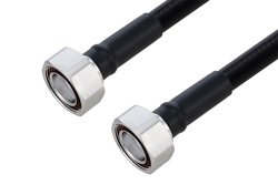PE3C6514 - Fire Rated 7/16 DIN Male to 7/16 DIN Male Low PIM Cable Using SPF-500 Coax Using Times Microwave Parts