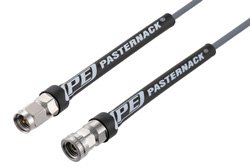 PE3C6634 - SMA Male to 2.4mm Male Cable Using PE-P103 Coax