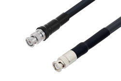PE3C6753 - BNC Male to BNC Male Cable Using LMR-400-UF Coax