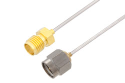 PE3C6781 - SMA Male to SMA Female Cable Using PE-SR047AL Coax