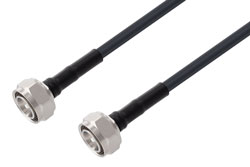 PE3C6906 - 4.3-10 Male to 4.3-10 Male Low Loss Cable Using LMR-240 Coax With Times Microwave Components